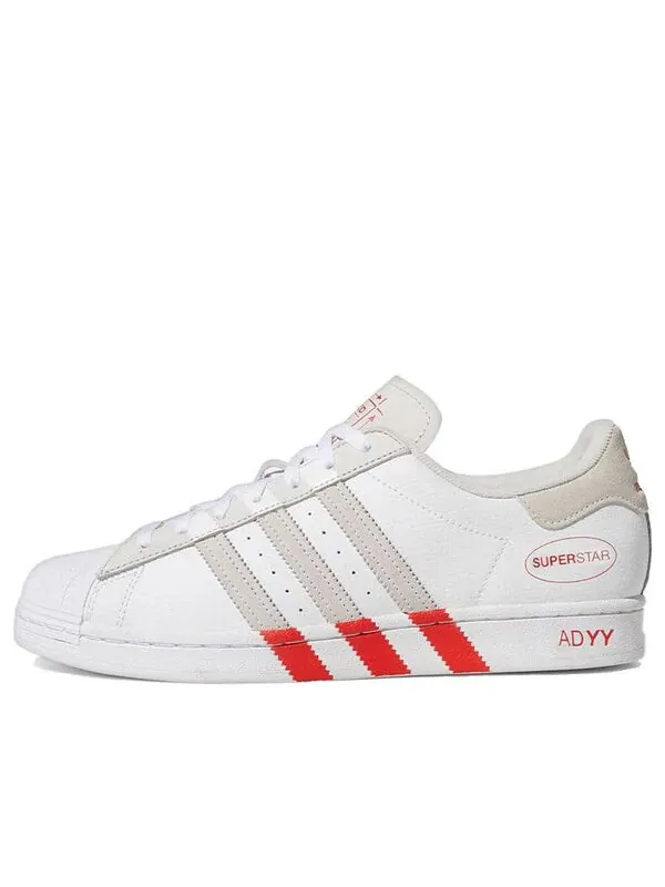 Кроссовки суперзвезда Adidas — изображение 1 из 4, белый/красный
