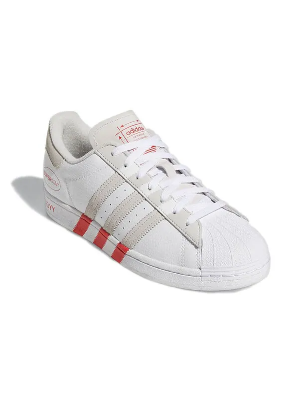 Кроссовки суперзвезда Adidas — изображение 4 из 4, белый/красный