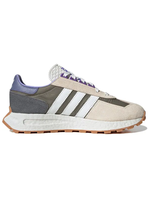 Кроссовки оригинал ретро e5 серо- Adidas — изображение 2 из 4, серый/зеленый
