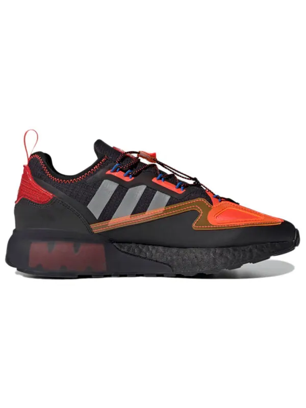 Кроссовки оригинал zx 2k boost Adidas — изображение 2 из 4, черный/красный/оранжевый