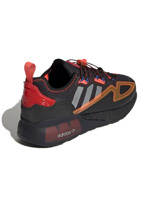 Кроссовки оригинал zx 2k boost Adidas — изображение 4 из 4, черный/красный/оранжевый