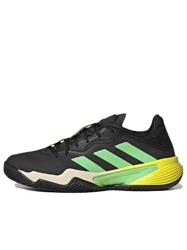 Кроссовки barricade clay мужские теннисные туфли Adidas — изображение 1 из 4, черный/зеленый