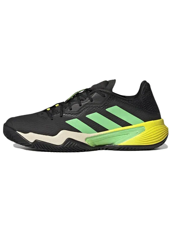 Кроссовки barricade clay мужские теннисные туфли Adidas — изображение 2 из 4, черный/зеленый