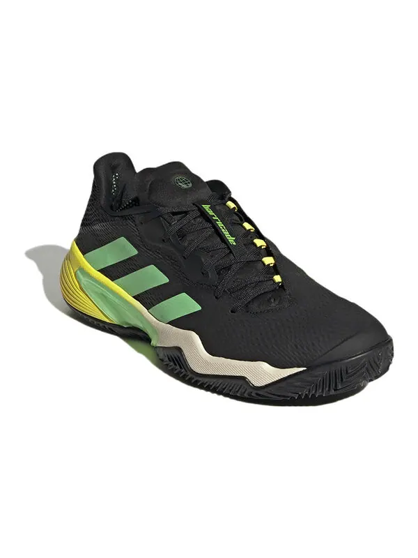 Кроссовки barricade clay мужские теннисные туфли Adidas — изображение 4 из 4, черный/зеленый