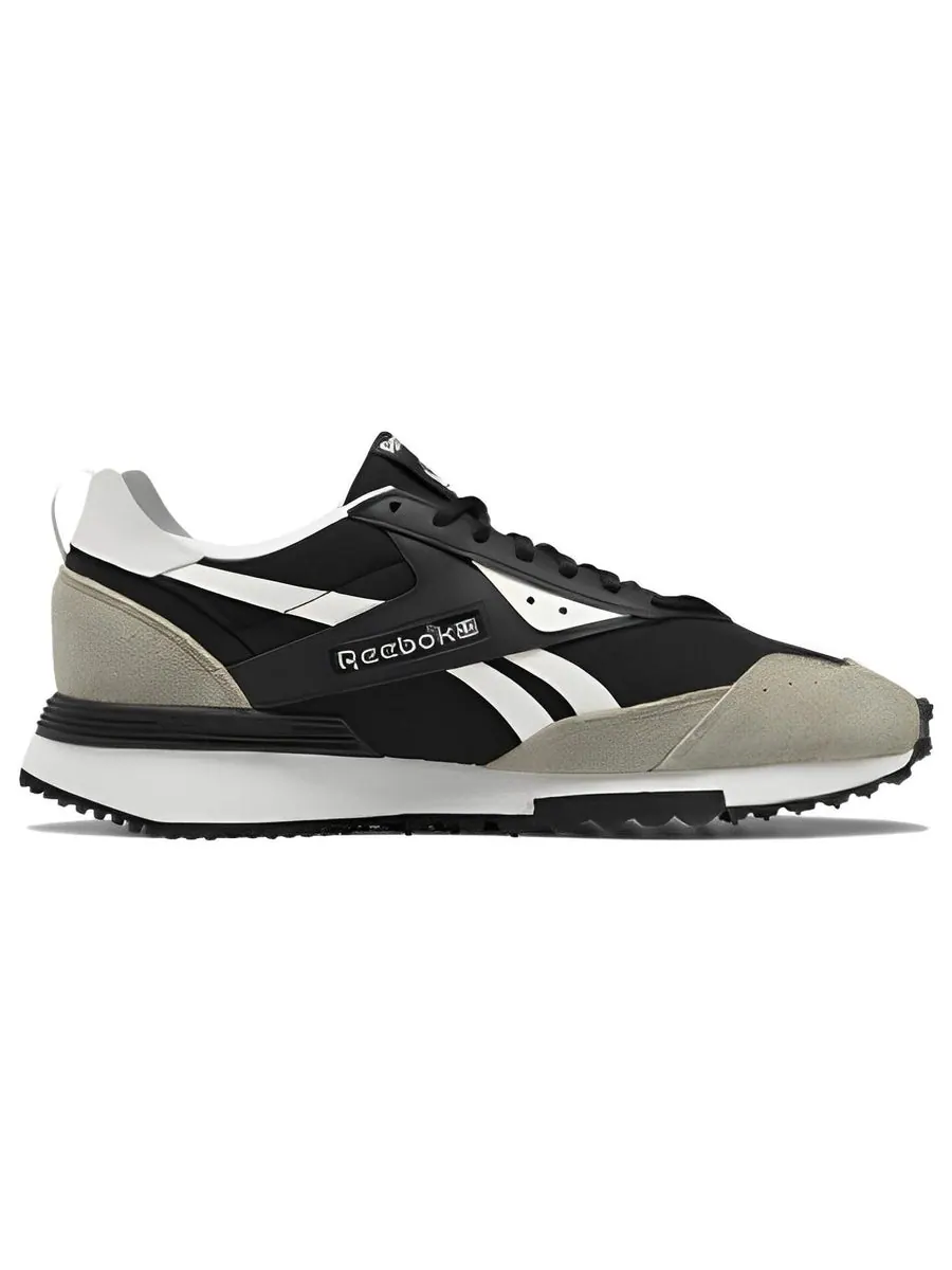 Кроссовки Reebok LX 2200 'Black Boulder Grey' — изображение 2 из 4, черный