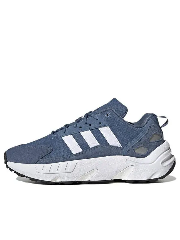 Кроссовки оригинал zx 22 boost Adidas — изображение 1 из 4, темно-синий