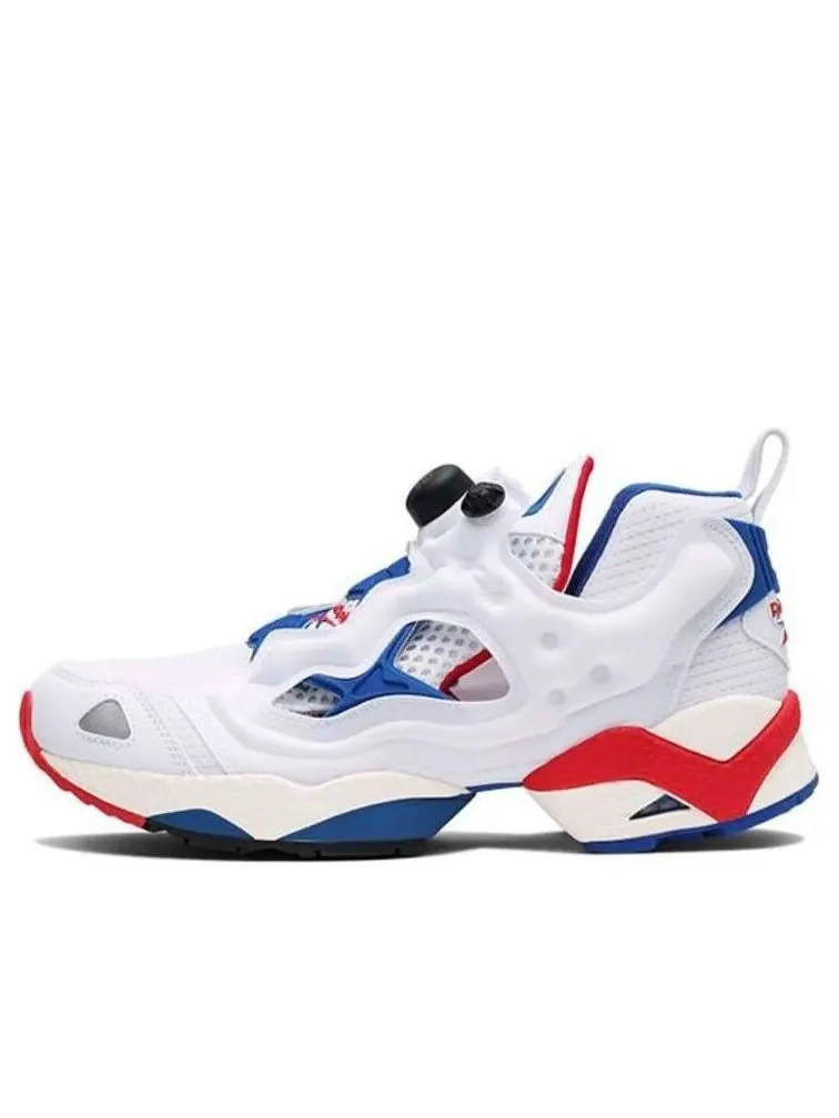Беговые кроссовки Reebok Instapump Fury 95 Cozy Wear-resistant White Blue — изображение 1 из 5, белый красный синий