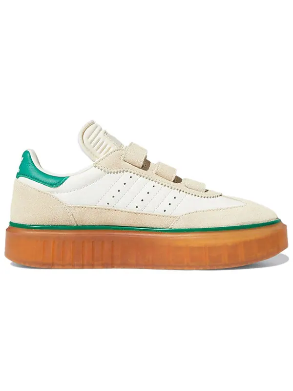 Кроссовки ivy park x super sleek 3 ремешка Adidas — изображение 2 из 4, белый/зеленый