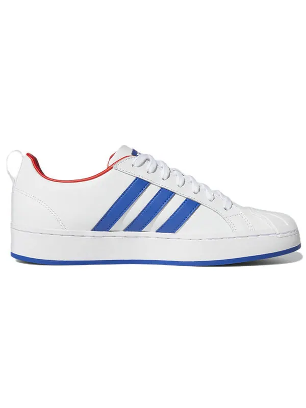 Кроссовки neo streetcheck cloudfoam court low shoes Adidas — изображение 2 из 4, белый/синий/красный