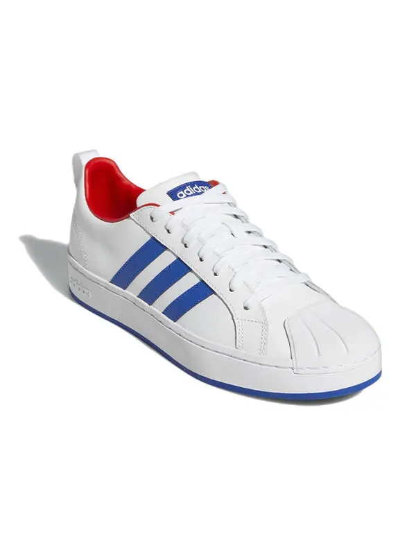 Кроссовки neo streetcheck cloudfoam court low shoes Adidas — изображение 3 из 4, белый/синий/красный