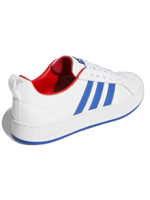 Кроссовки neo streetcheck cloudfoam court low shoes Adidas — изображение 4 из 4, белый/синий/красный