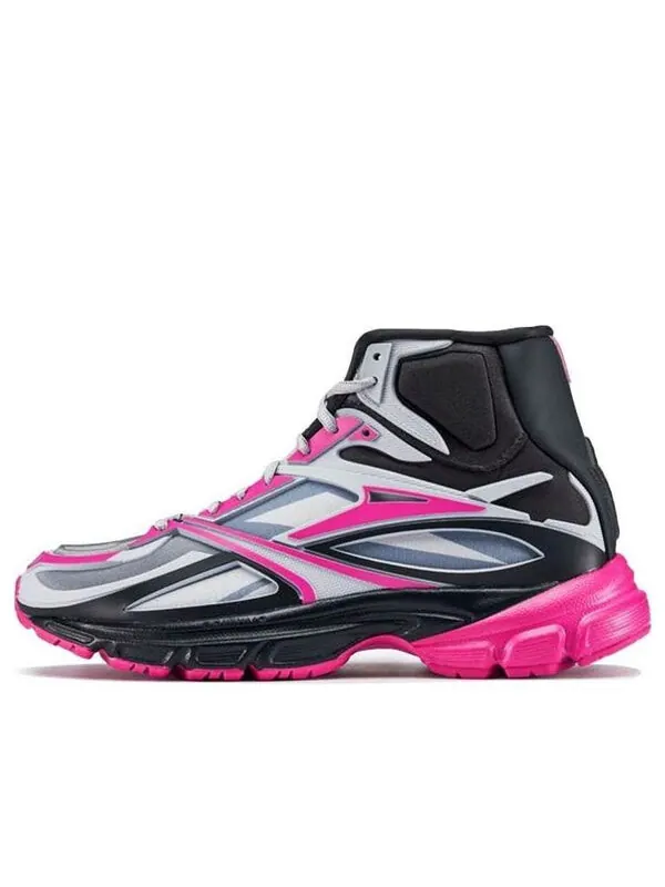 Кроссовки premier road modern mid shoes 'cold gray pink' Reebok — изображение 1 из 4, серый/розовый/черный