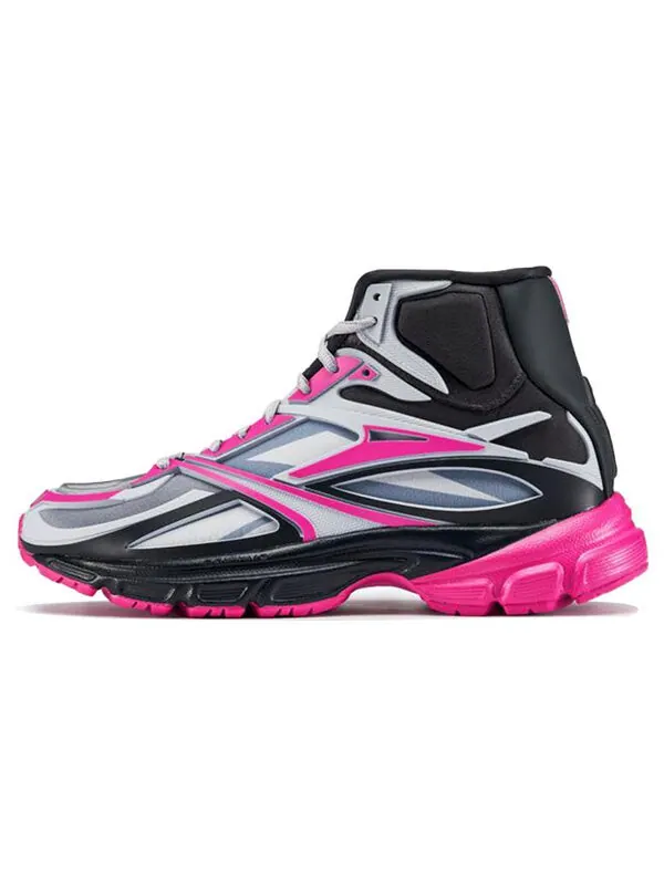 Кроссовки premier road modern mid shoes 'cold gray pink' Reebok — изображение 2 из 4, серый/розовый/черный
