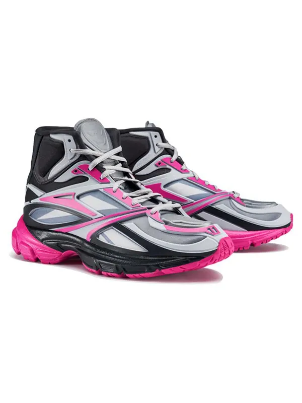Кроссовки premier road modern mid shoes 'cold gray pink' Reebok — изображение 4 из 4, серый/розовый/черный