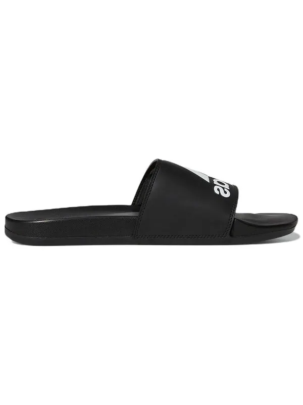 Тапочки adilette comfort slide 'black white' Adidas — изображение 2 из 4, черный