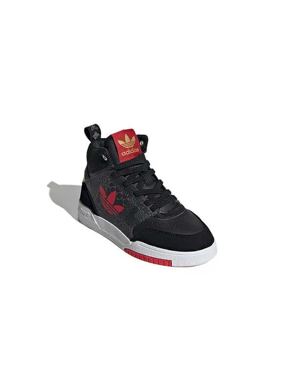 Кроссовки оригинальные drop step кроссовки Adidas — изображение 3 из 4, черный/серый/красный