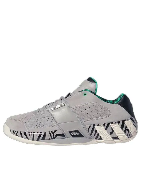 Кроссовки gil zero restomod 'tiger stripes' Adidas — изображение 1 из 4, серый/черный/зеленый