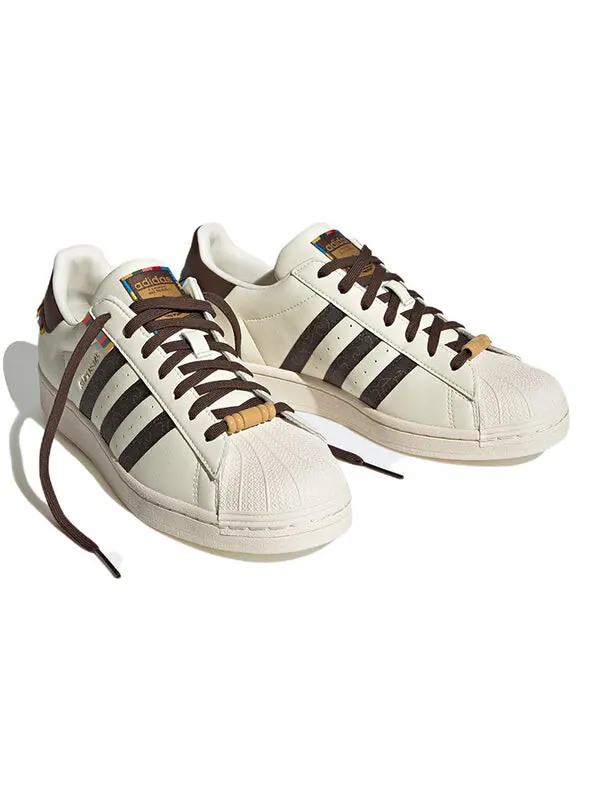 Кроссовки оригиналы суперзвезда Adidas — изображение 3 из 4, коричневый
