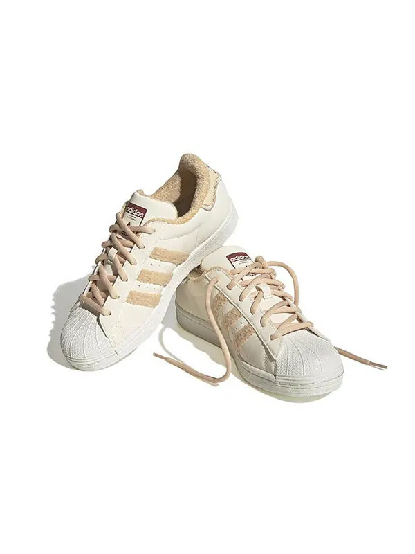 Кроссовки оригиналы суперзвезда Adidas — изображение 3 из 4, кремовый/коричневый