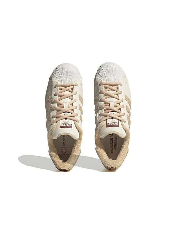 Кроссовки оригиналы суперзвезда Adidas — изображение 4 из 4, кремовый/коричневый