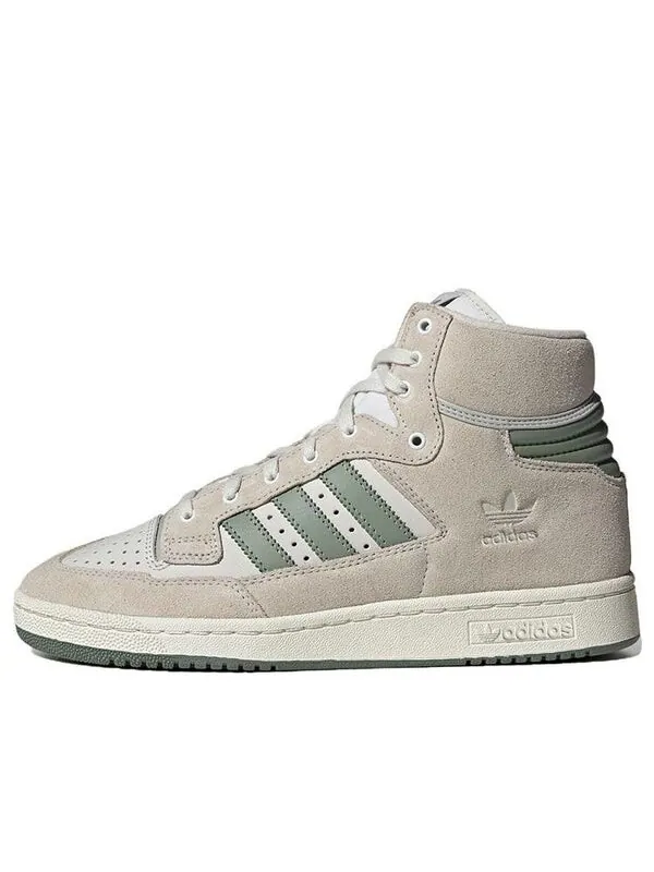 Кроссовки оригиналы centennial 85 высокие Adidas — изображение 1 из 4, серый/зеленый