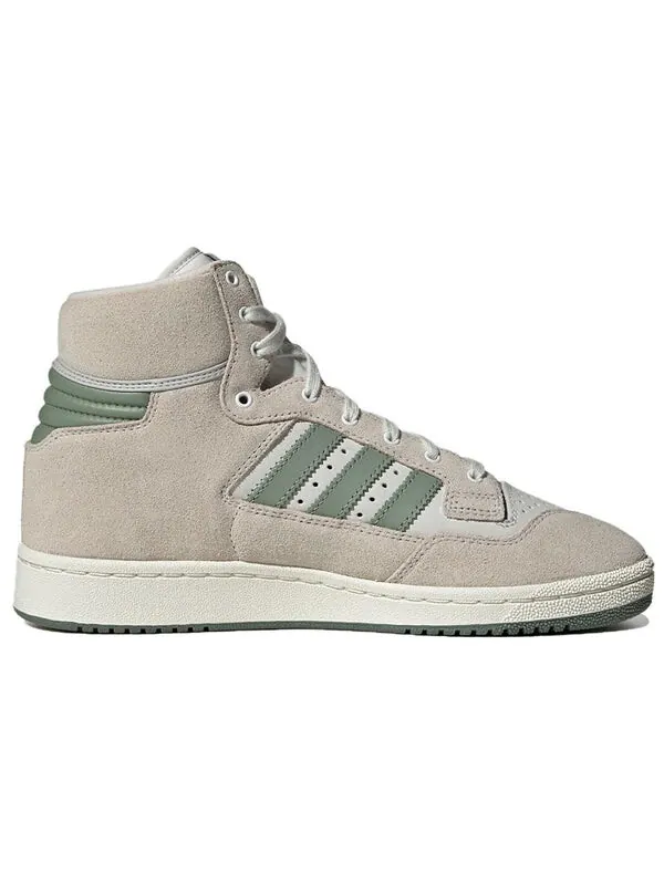 Кроссовки оригиналы centennial 85 высокие Adidas — изображение 2 из 4, серый/зеленый