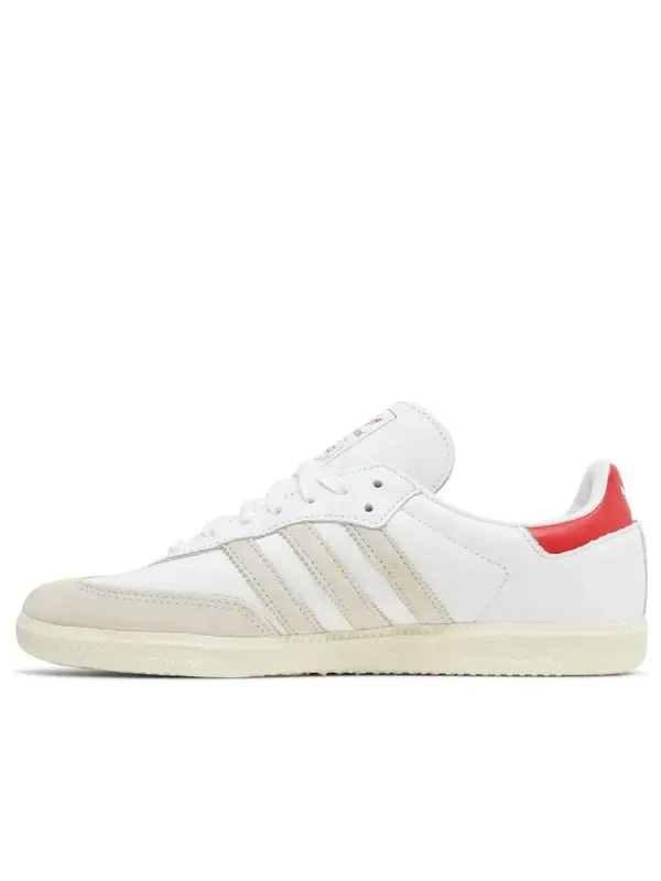 Кроссовки x kith samba og Adidas — изображение 2 из 4, белый/красный
