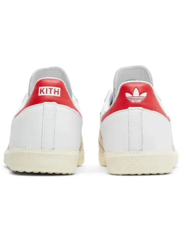 Кроссовки x kith samba og Adidas — изображение 3 из 4, белый/красный