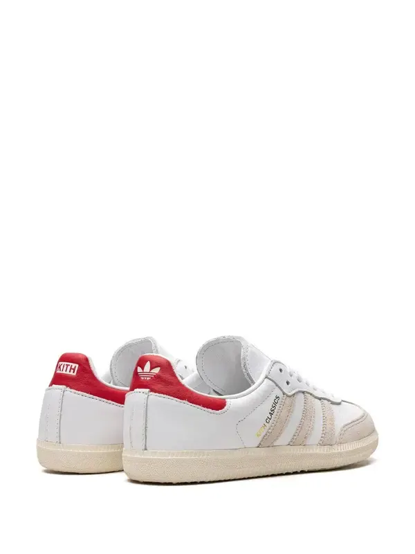 Кроссовки x kith samba og Adidas — изображение 4 из 4, белый/красный