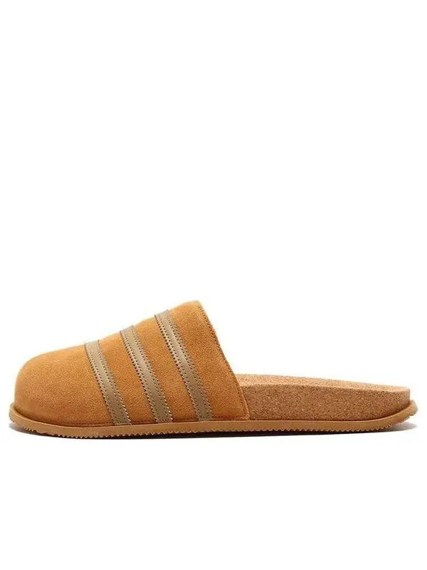 Тапочки adimule lea slide 'light brown' Adidas — изображение 1 из 4