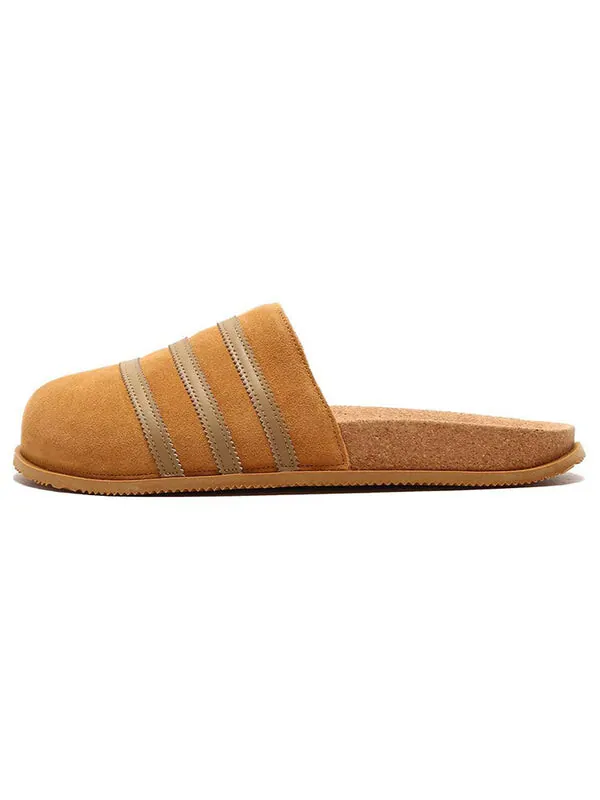 Тапочки adimule lea slide 'light brown' Adidas — изображение 2 из 4