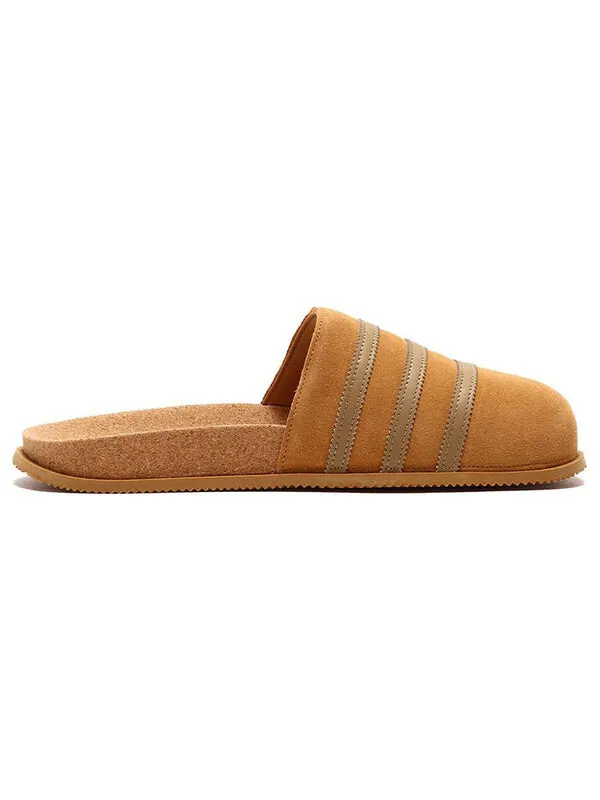 Тапочки adimule lea slide 'light brown' Adidas — изображение 3 из 4