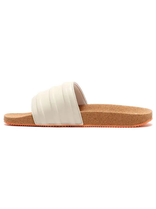 Тапочки adilette premium 'beige cork' Adidas — изображение 2 из 4