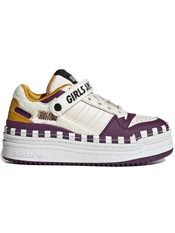 Кроссовки для девочек потрясающие x triple platforum low Adidas — изображение 2 из 4, белый
