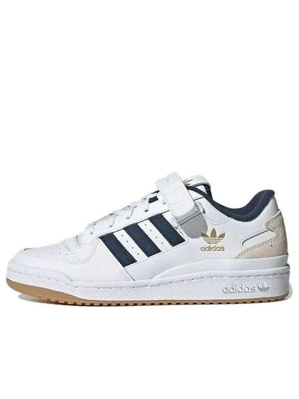 Кроссовки форум низкий Adidas — изображение 1 из 4, белый/темно-синий