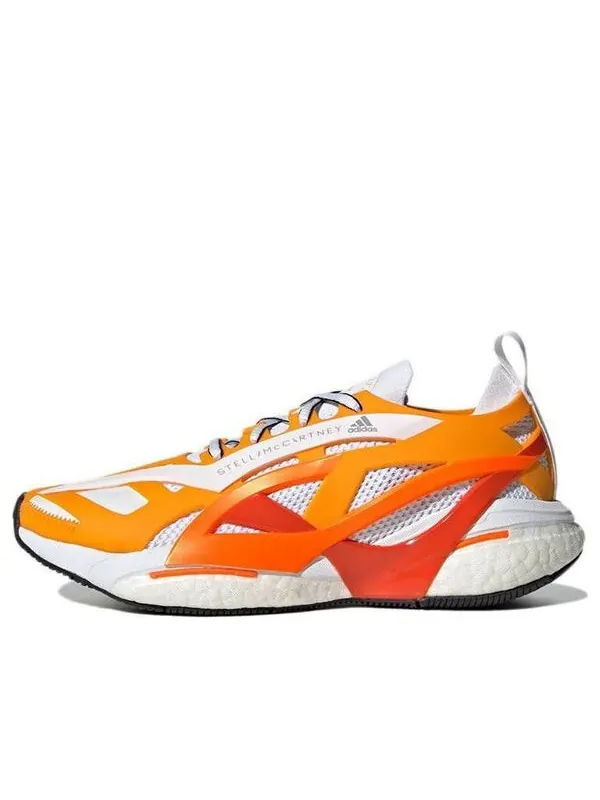Кроссовки stella mccartney x solarglide Adidas — изображение 1 из 4, оранжевый/белый