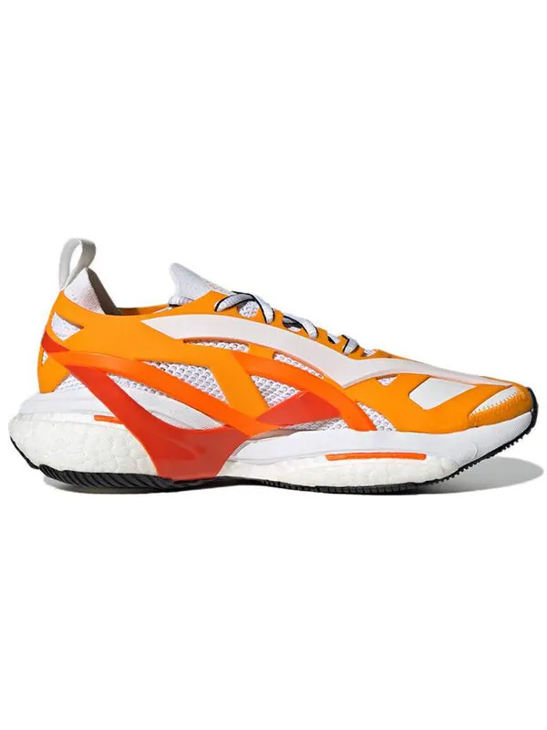 Кроссовки stella mccartney x solarglide Adidas — изображение 2 из 4, оранжевый/белый