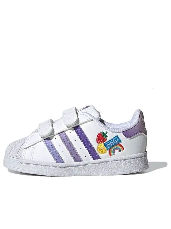 Кроссовки оригиналы суперзвезда Adidas — изображение 1 из 4, белый/светлый фиолетовый