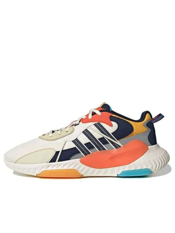 Кроссовки с высоким хвостом Adidas — изображение 1 из 4, кремовый/синий/серый