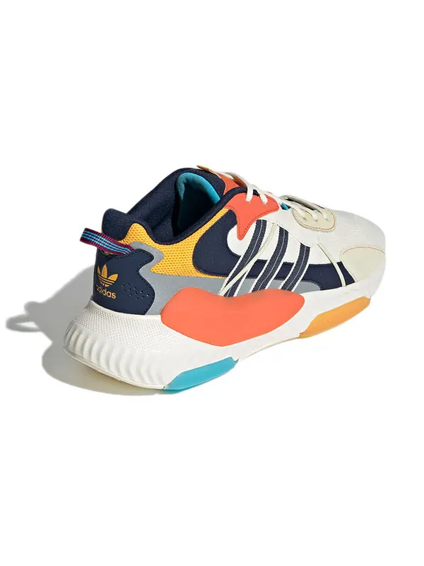 Кроссовки с высоким хвостом Adidas — изображение 4 из 4, кремовый/синий/серый