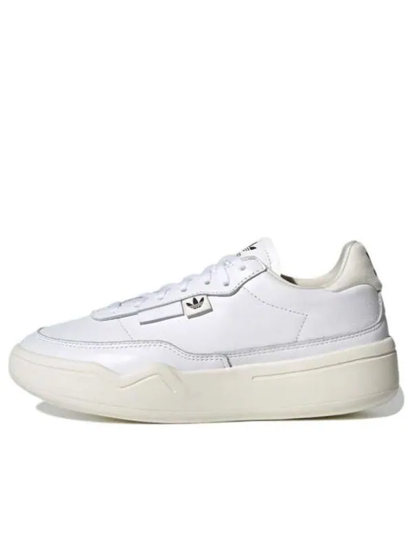 Кроссовки her court 'triple white' Adidas — изображение 1 из 4, белый