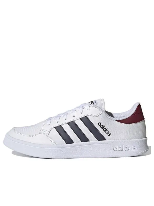 Кроссовки neo breaknet Adidas — изображение 1 из 4, белый/бордовый