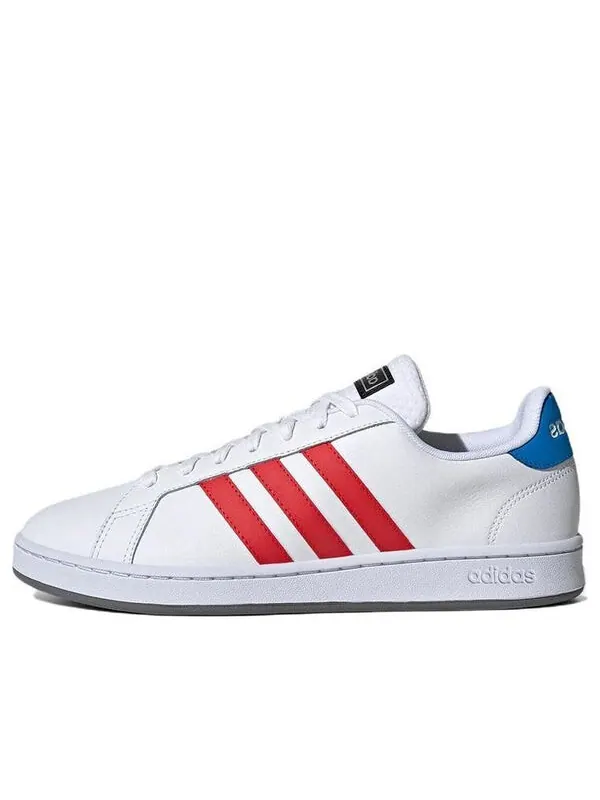Кроссовки neo grand court Adidas — изображение 1 из 4, белый/красный/синий
