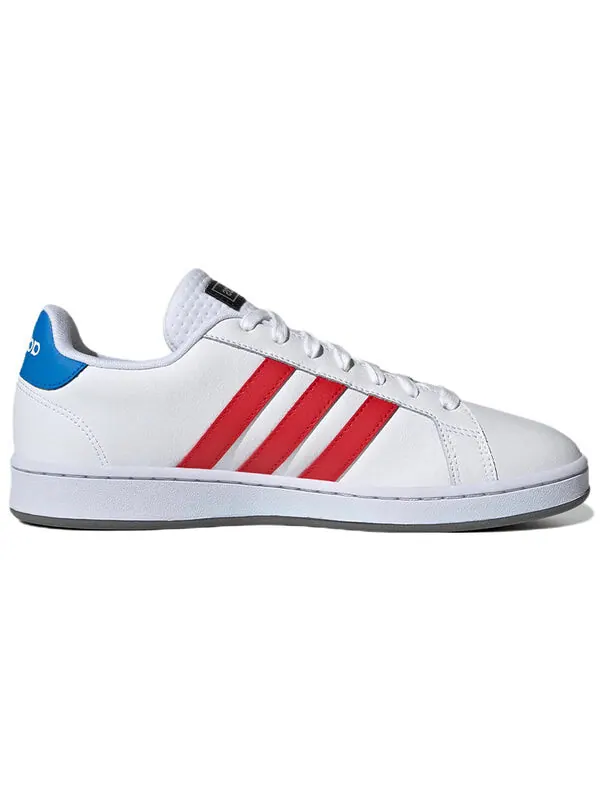 Кроссовки neo grand court Adidas — изображение 2 из 4, белый/красный/синий