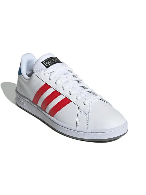 Кроссовки neo grand court Adidas — изображение 3 из 4, белый/красный/синий