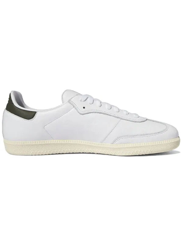 Кроссовки samba adv Adidas — изображение 2 из 4, белый/белый/оливковый