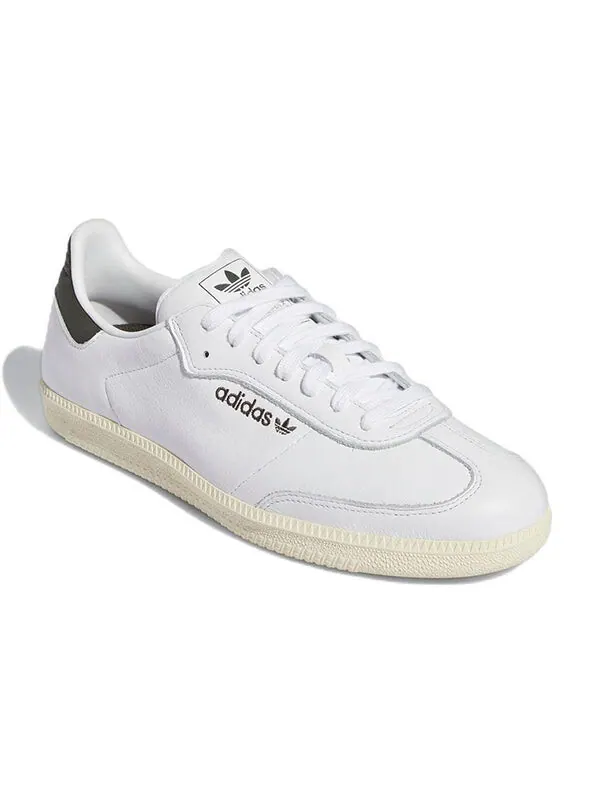 Кроссовки samba adv Adidas — изображение 3 из 4, белый/белый/оливковый