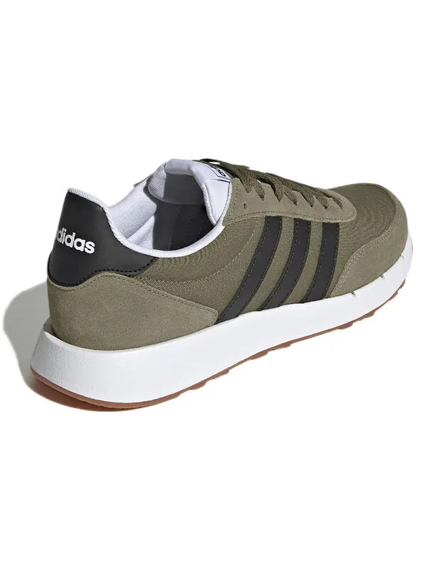 Кроссовки запатились run 60s 2.0 Adidas — изображение 4 из 4, оливковый/черный/белый