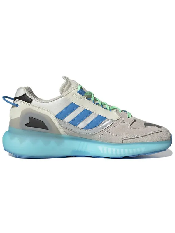 Кроссовки zx 5k boost Adidas — изображение 2 из 4, белый/синий/зеленый
