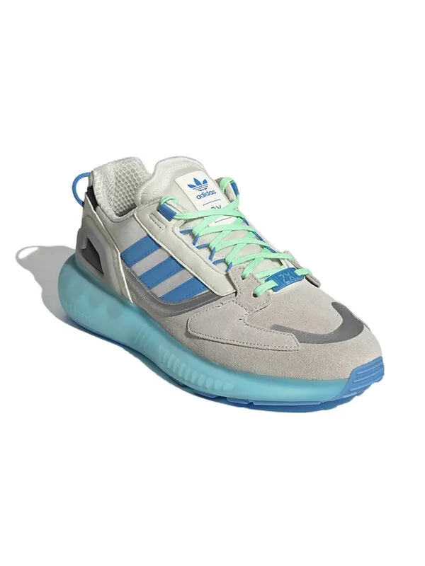 Кроссовки zx 5k boost Adidas — изображение 3 из 4, белый/синий/зеленый